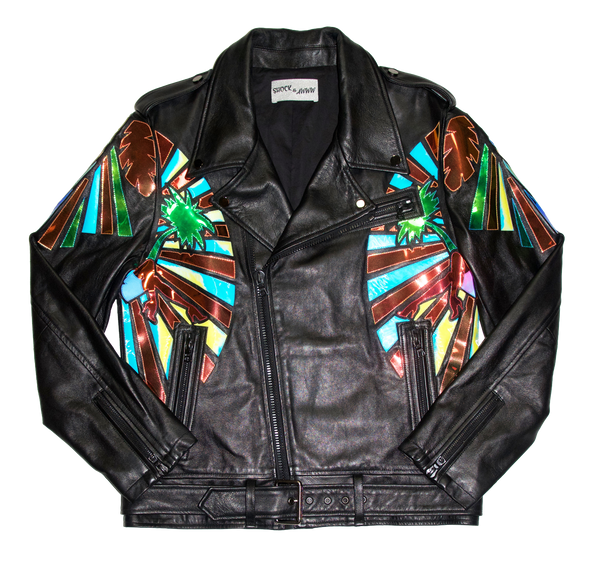 Sunset Strip Tease leather moto jacket – Shock and Awww