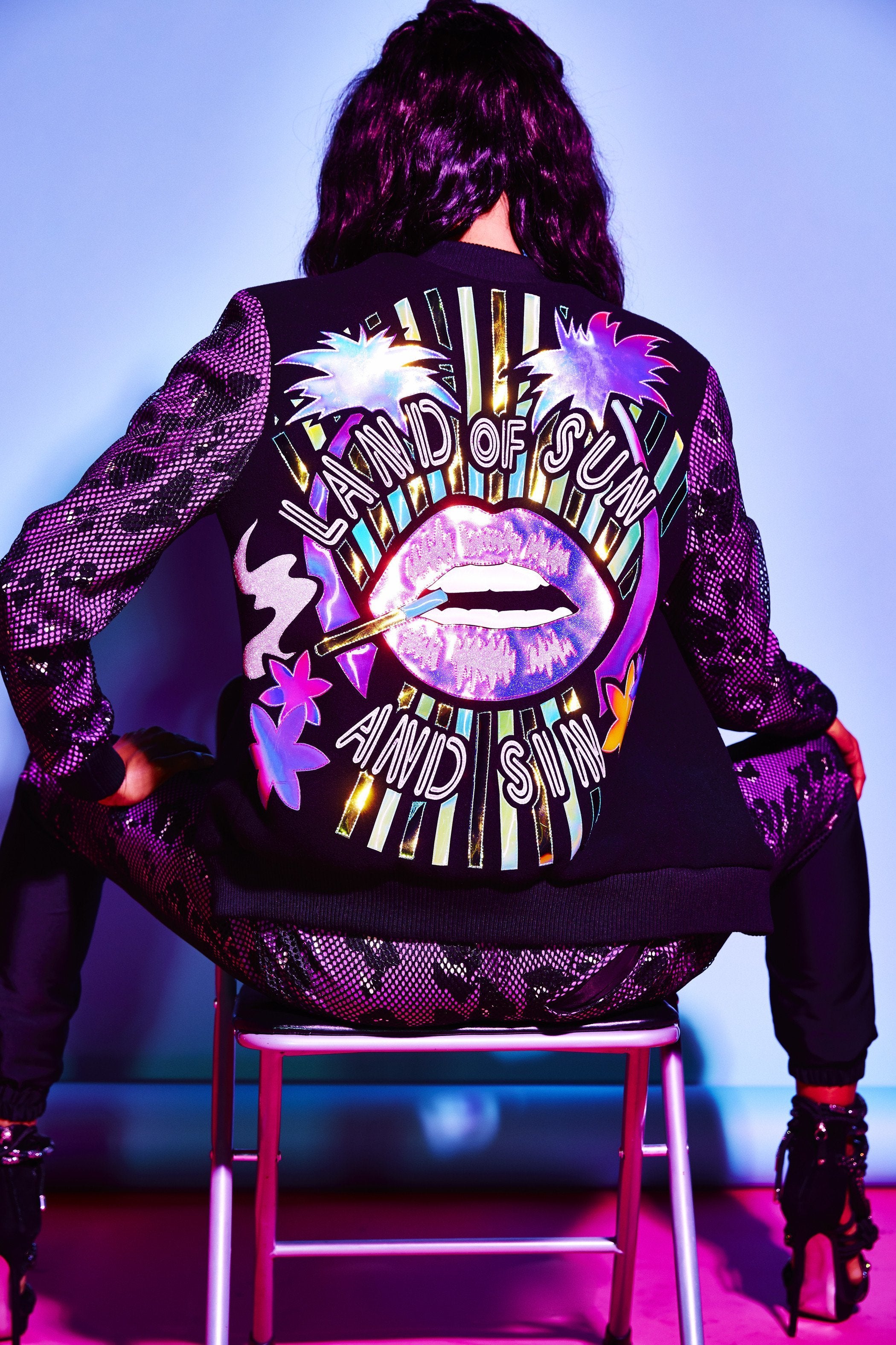 Sun and Sin wool and silk bomber jacket – Shock and Awww